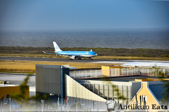 KLM Airbus A330 - taking off from Curacao