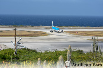 KLM Airbus A330 - taxiing at Curacao Airport