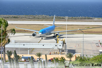 KLM Airbus A330 - taxiing at Curacao Airport