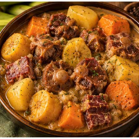 Plantain Stew / Banana Stoba